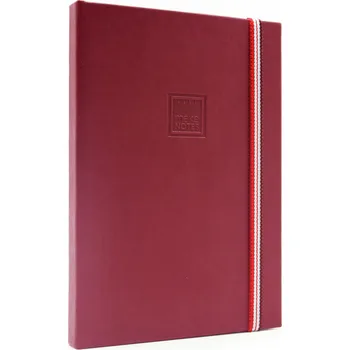 Zápisník MAKENOTES Zápisník A5 BRINJAL SPICY s elastickou gumičkou