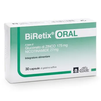 Přírodní produkt Biretix Oral 30 cps.