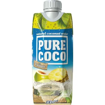 Pure Coco 100% kokosová voda 330 ml ananas