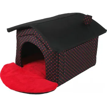 Pelíšek pro psa I love pets Dotty bouda 52 x 60 cm