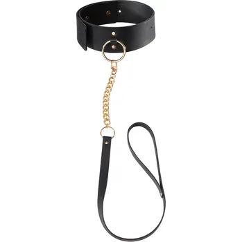 BDSM obojek Bijoux Indiscrets Maze Wide Choker Černá