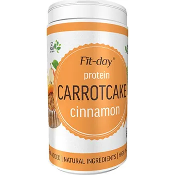 Fitness strava Fit-day Protein mrkvový koláč se skořicí 600 g