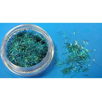 Třpytka na tělo a vlasy Sun Flower Zdobení nehtů Hologramové nitě T37 zelené