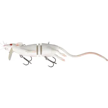 Umělá nástraha Savage Gear 3D Krysa Bílá 20 cm 32 g
