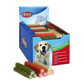 Pamlsek pro psa Trixie rýžové žvýkací tyče mix barev