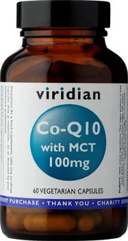 Viridian Co-Q10 with MCT 100 mg 30 kapslí