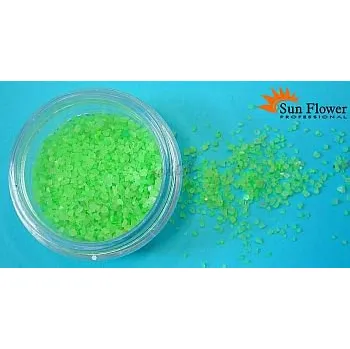 Sun Flower Zdobení nehtů - Drcené sklo KS34 zelené