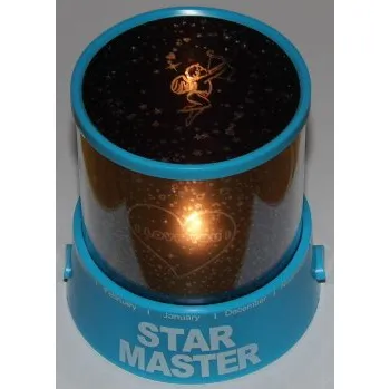 Příslušenství pro LED osvětlení LED projektor a lampička noční oblohy Star Master - modrý