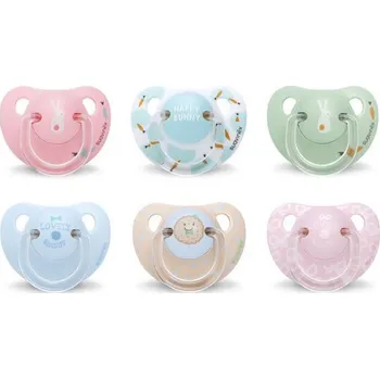 dudlíky Suavinex - Dudlík anatomický 0-6m silikon krémová sušenka