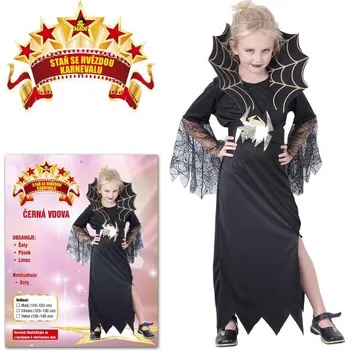 Karnevalový kostým KOSTÝM - ČERNÁ VDOVA 5-9