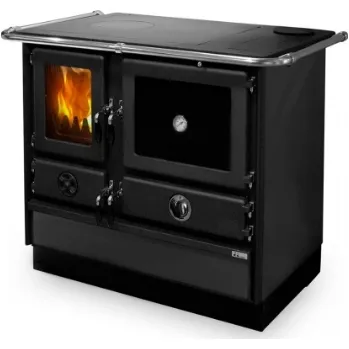 Sporák na tuhá paliva MBS - sporák SD THERMO MAGNUM PLUS ČERNÁ pravý, 14,3kW/10,2kW