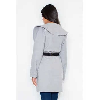 Dámský kabát Figl M407 šedý