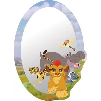 Samolepící dekorace Samolepicí zrcadlová dekorace DM2120 Lví král / Dětské zrcadlo (15 x 21,5 cm) AG Design