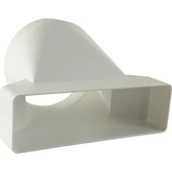 Příslušenství pro vzduchotechniku Multivac MULTI-PLAST Plastový přechod osový Φ 100mm/60x120mm