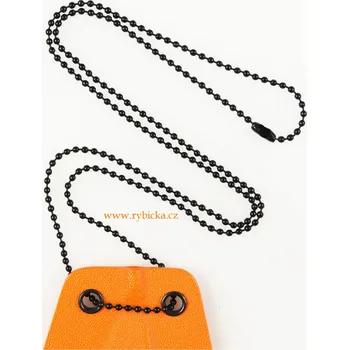 Řetízek Kuličkový řetízek vhodný pro pouzdro LIST a podobné aplikace k nošení na krku. (Průměr kuliček cca 2,4 mm délka cca 88 cm s jedním spojovacím elementem.)