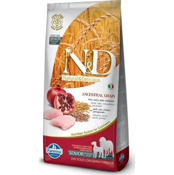 Krmivo pro psa N&D Low Grain Dog Senior Medium/Maxi Chicken/Pomegranate