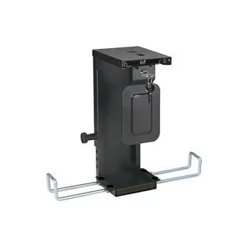 Držák PC Držák PC pod desku stolu, mini, uzamykatelný, černý, 10kg - 17.03.1156