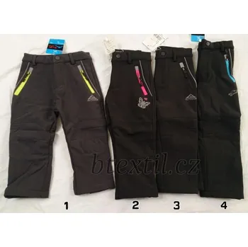 Kugo Softshellové oteplené kalhoty fleecem