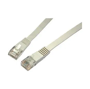 SOLARIX patch kabel plochý CAT6 UTP LSOH 5m šedý