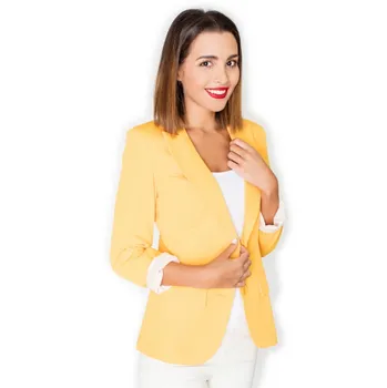 Dámské sako Katrus K013 žluté