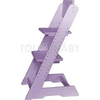 Jídelní židlička Dětská rostoucí židle Domestav KLÁRA 2 polohovací fialová