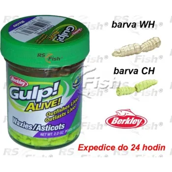 Umělá nástraha Berkley Gulp! Alive Waxies fluo - CH - 1140592