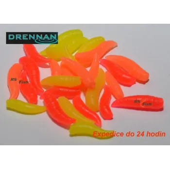 Umělá nástraha Drennan Buoyant Maggots Fluo