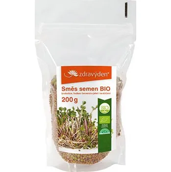 Zdravý den Směs semen BIO - brokolice, ředkev červená, jetel 200 g