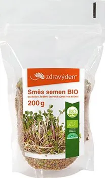 Zdravý den Směs semen BIO - brokolice, ředkev červená, jetel 200 g
