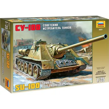 Plastikový model Zvezda Soviet Self-propelled Gun Su-100 1:35