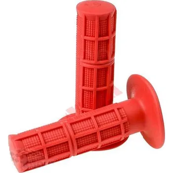 grip rukojeti gripy řídítek Enduro/Cross - červené