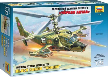 Plastikový model Zvezda Russian Attack Helicopter Hokum re-release 1:72