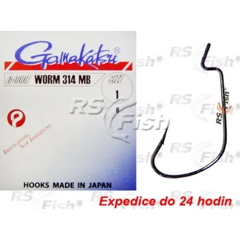 Rybářský háček Gamakatsu Worm 314 MB 1