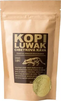 Káva Unique Brands of Coffee Kopi Luwak Arabika zrnková