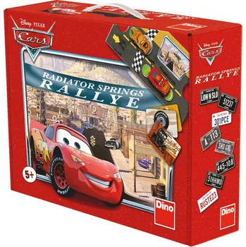 Dino Cars Přátelský závod Kardanové Lhoty Desková hra Dino Cars Přátelský závod Kardanové Lhoty