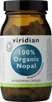 Přírodní produkt viridian Organic Nopal 100 % 90 tbl.