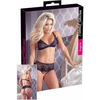 Dámská erotická podprsenka Krajkový komplet, XL