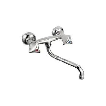 Vodovodní baterie SK 01980s-100 MADISON dřezová stěnová baterie se spodním ramínkem SAGITTARIUS