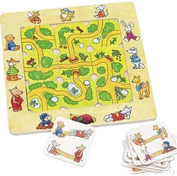 Desková hra Goki Najdi cestu Zvířátka