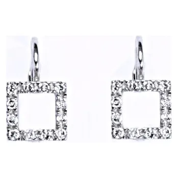 Náušnice Stříbrné náušnice s čirými zirkony,náušnice ze stříbra, NK 1403
