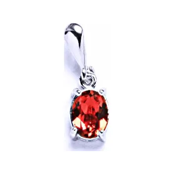 Přívěsek Stříbrný přívěšek,šperky, Swarovski krystal(paparadga 8x6mm)P 1245/22