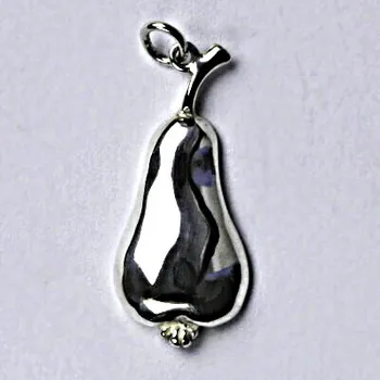 Přívěsek Stříbrný přívěšek hruška, přívěsek ze stříbra P 210