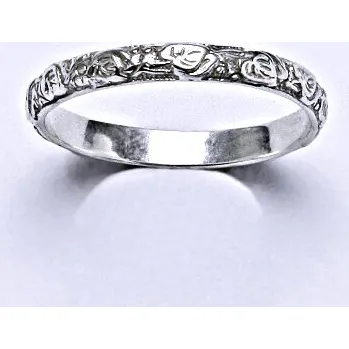 Prsten Stříbrný prsten s lipovými listy,prsten T 933