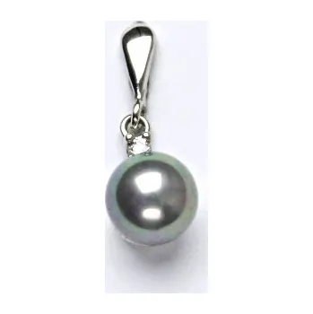 Přívěsek Stříbrný přívěšek s um. perlou, přívěsek ze stříbra, stříbrná perla se skutečným perleťovým leskem P 1207/22