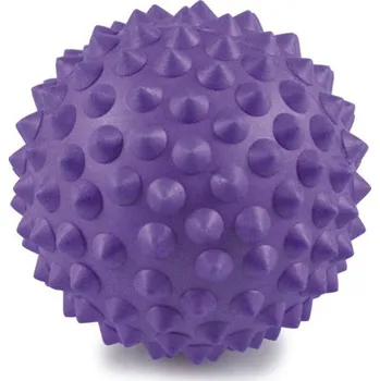Míček Gymy masážní s výstupky, průměr 9cm -fialový