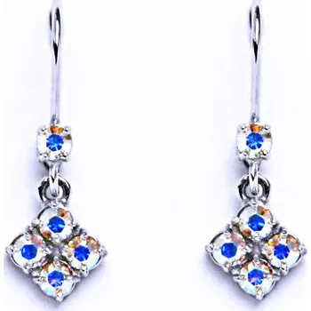 Náušnice Stříbrné náušnice se Swarovski krystalem AB krysal NK 1324V