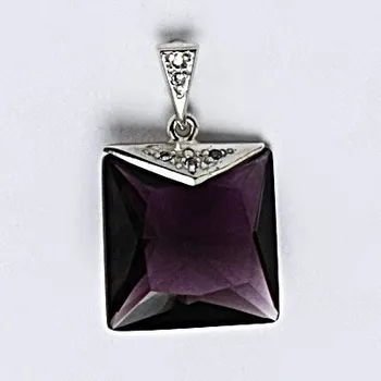 Přívěsek Stříbrný přívěšek s krystalem,P 1226