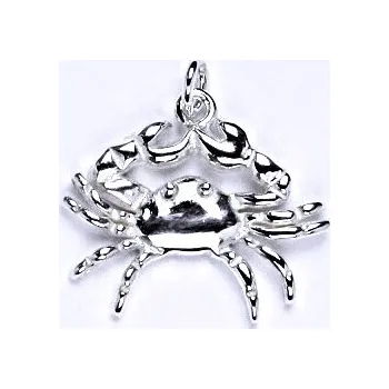 Přívěsek Stříbrný přívěsek krab - P 990 (Stříbrný krab)