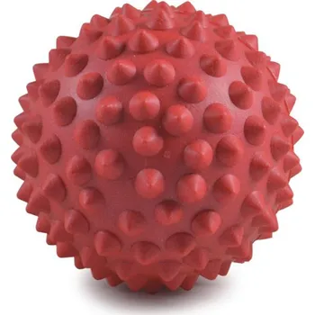Míček Gymy masážní s výstupky, průměr 9cm -červený