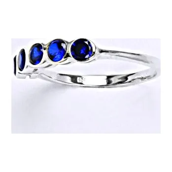 Prsten Stříbrný prsten se spinelem,prsten ze stříbra T 1086 S